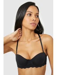 Lace Cradle Strapless Bra - 1