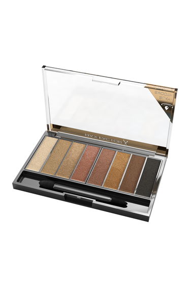 Max Factor Masterpiece Nude Palette - Contouring Eye Shadows - 8 Perfectly Paired Shades - Dual-Tip Applicator - 02 Golden Nudes