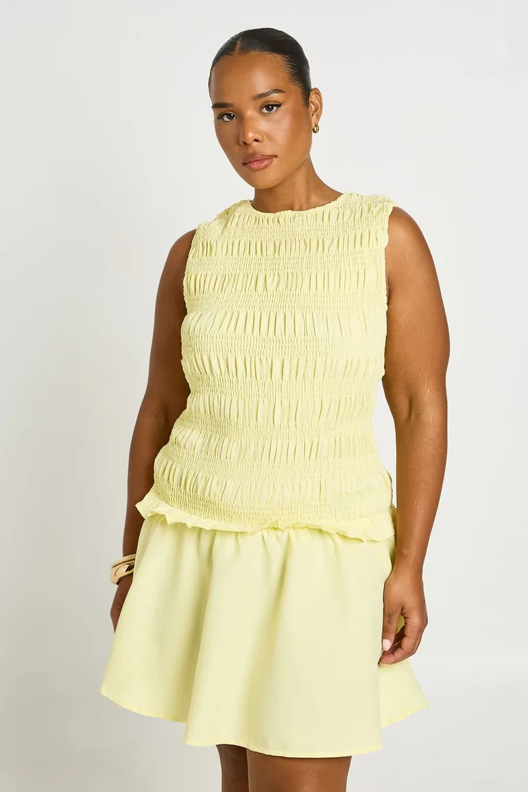 racer neck skater dress Waverly | RED Racer-Neck Sleeveless Skater Mini Dress
