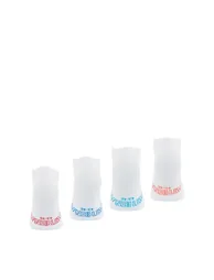 Pack of 4 Pairs of Plain Trainer Socks - 2