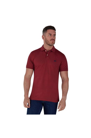 Raging Bull Mens Classic Organic Polo Shirt - Claret