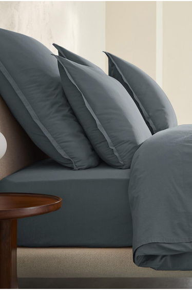 Sabbal Washed Cotton Percale Pillowcase