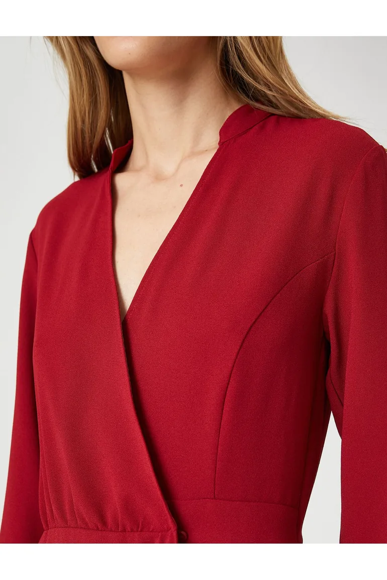 Jumpsuit - Red - Regular fit - 4