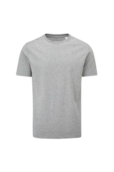 Mantis Unisex Adult Essential Organic Cotton T-Shirt - Heather Grey Melange