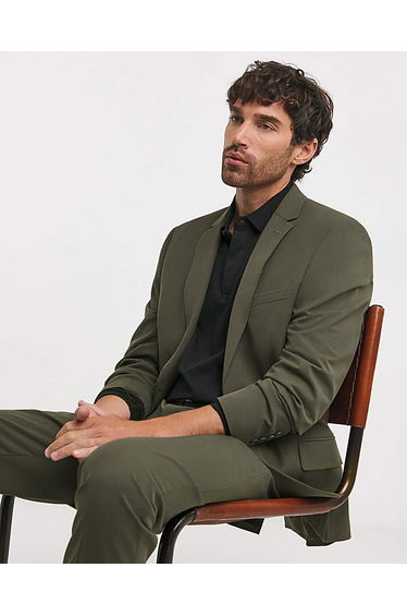 Tailored Fit Stretch Blazer Regular