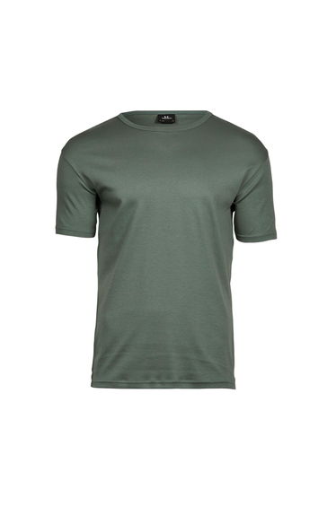 Tee Jays Mens Interlock Short Sleeve T-Shirt - Leaf Green