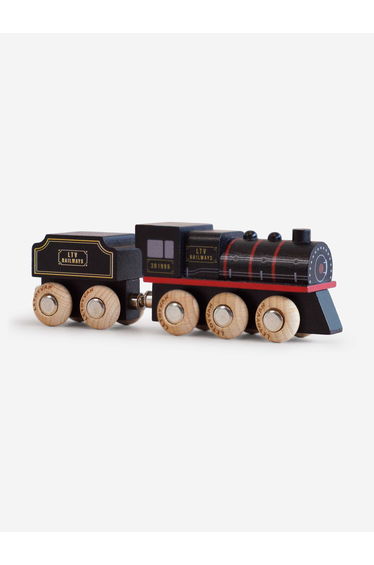 Le Toy Van GT295 Francis Steam Train Wooden Toy in Black (W:15cm x D:3cm x H:5cm)