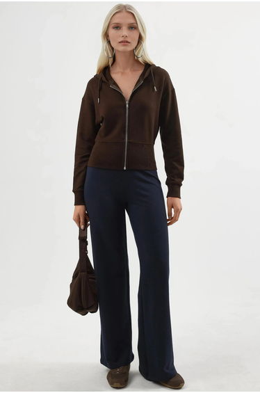 BUSEM Hooded Long Sleeve Zipper Jacket