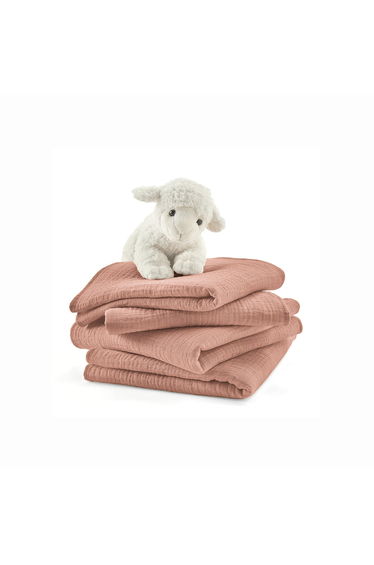 Kumla Set of 4 Cotton Muslin Squares