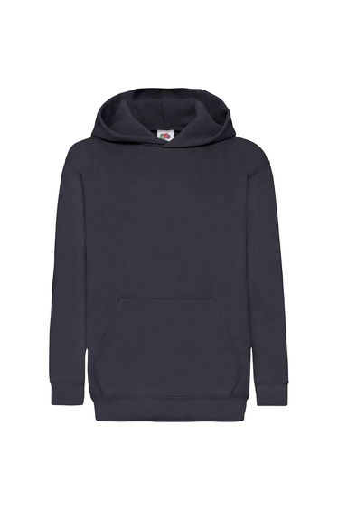 Fruit Of The Loom Kids Unisex Classic 80/20 Hoodie - Deep Navy