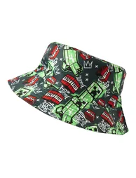 Minecraft Childrens/Kids Creeper Bucket Hat - Multicoloured - 1