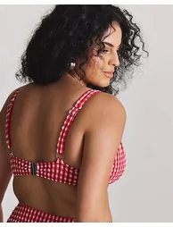 Gingham Underwired Bikini Top - 3