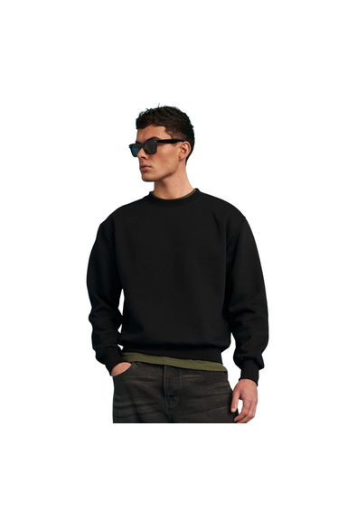Awdis Unisex Adult Signature Heavyweight Sweatshirt - Deep Black