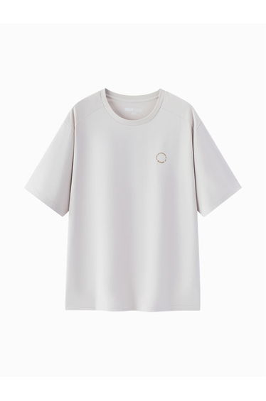 Men's Minimal Print Round Neck T-shirt