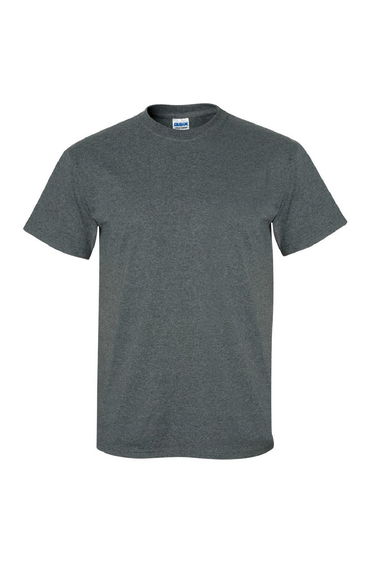 Gildan Mens Ultra Cotton Short Sleeve T-Shirt - Dark Heather