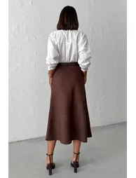 Dark Brown Skirt - 3
