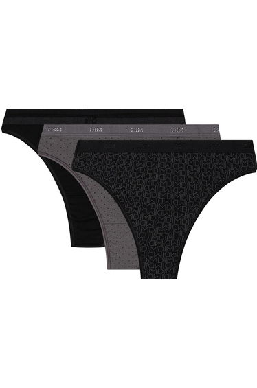 Pack of 3 Les Pockets Thongs in Cotton