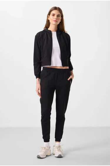 TOMMY Oversized Hooded Zip Sweatshirt And Pants Set
