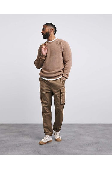 Elasticated Waist Cuffed Cargo