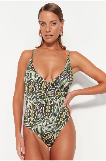 Swimsuit - Multi-color - Floral
