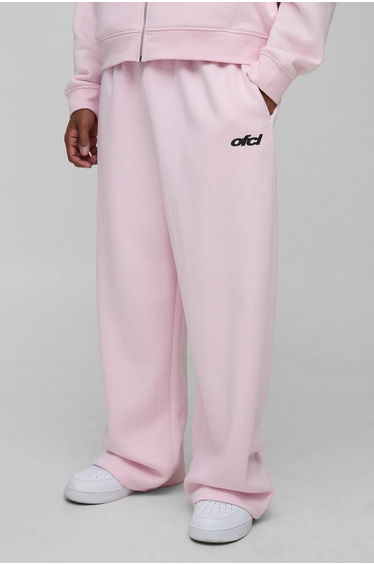 Wide Leg Pastel MAN Jogger - pink