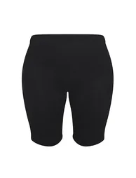 Essential Black Cotton Blend Cycle Shorts - 5
