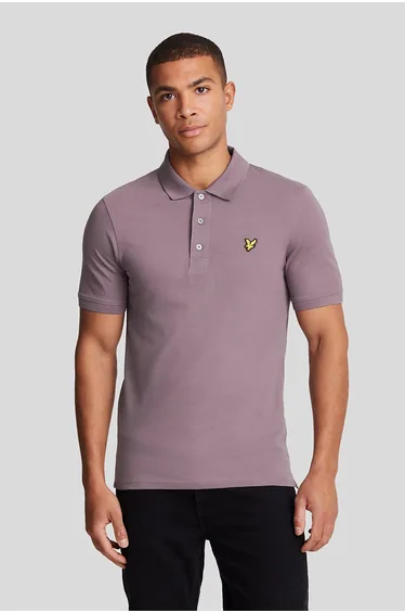 Plain Polo Shirt Highland Mauve