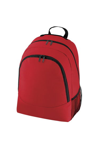 Bagbase Universal Multipurpose Backpack / Rucksack / Bag (18 Litres) (Pack of 2) - Classic Red