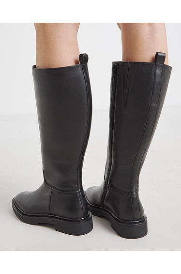 Leather Knee High Riding Boots Wide C product thumbnail 2