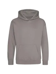 Awdis Childrens/Kids Hoodie - Platinum Grey