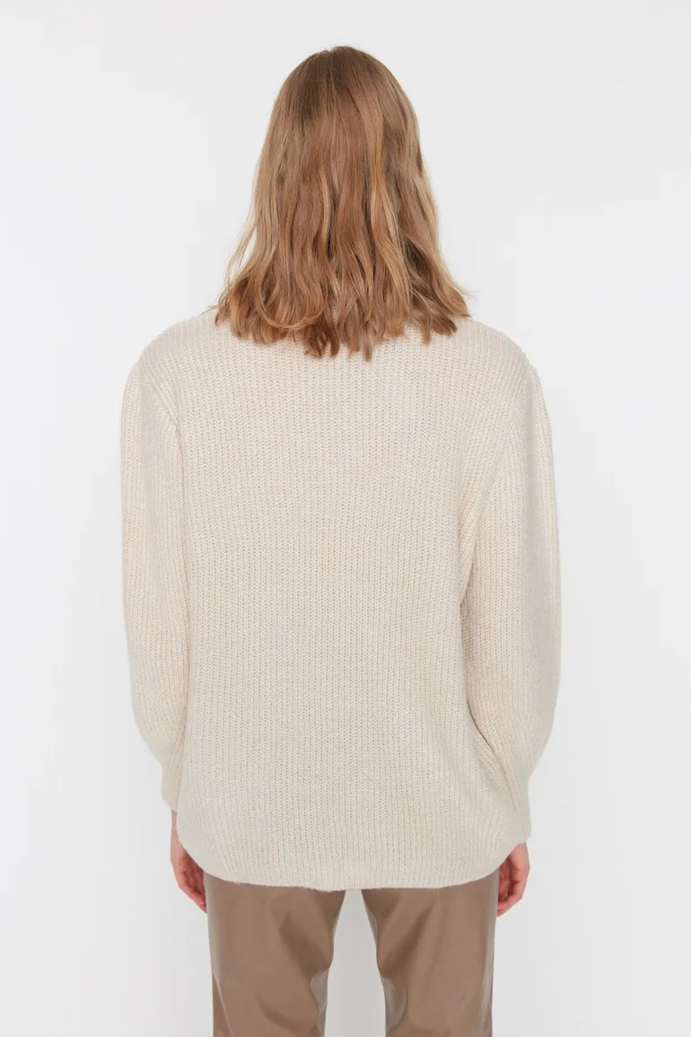 Sweater - Gray - Oversize - 3