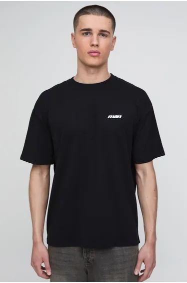 Black Oversized New York Airbrushed Print T-Shirt - black