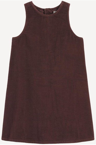 Sleeveless Dress in Corduroy