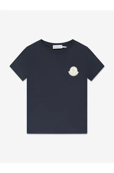 Girls Logo T-Shirt in Navy