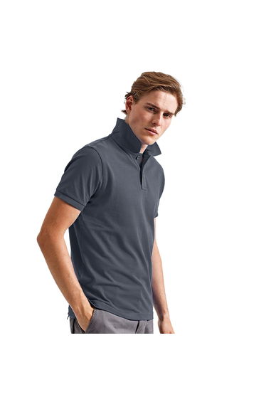 Asquith & Fox Mens Organic Classic Fit Polo Shirt - Graphite