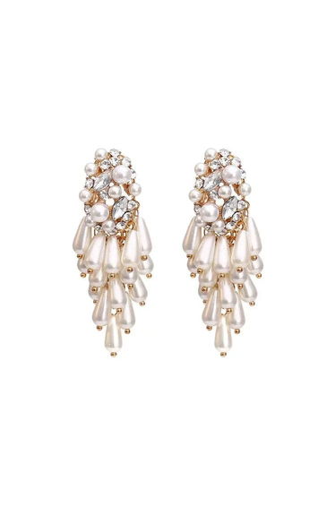 Mary Pearl Tassel Earrings