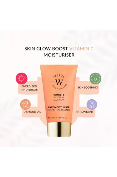 مرطب للوجه بفيتامين سي لتعزيز توهج البشرة ٥٠ مل