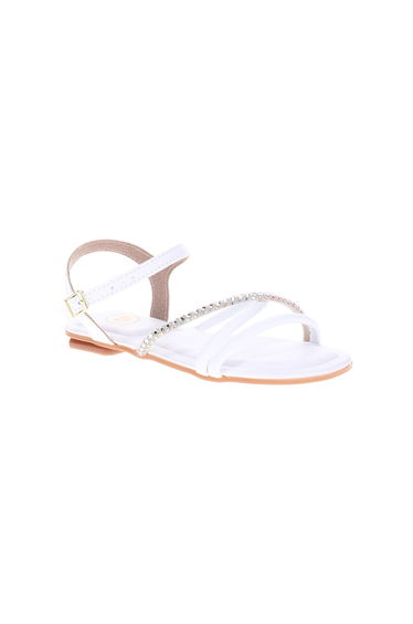 Embellished Back Strap Flat Sandals