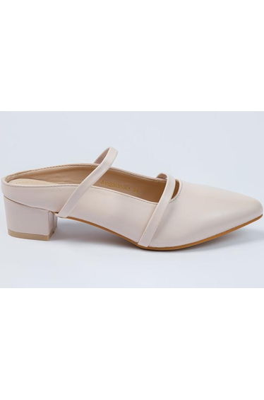 Pointed Mule with Double Straps for Girls