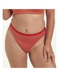 سروال بكيني بخصر عالي - 1