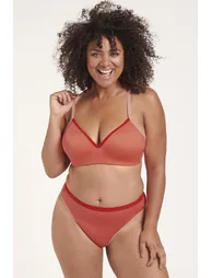 سروال بكيني بخصر عالي