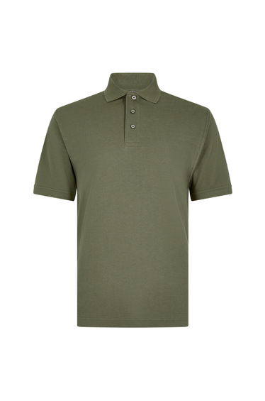 Kustom Kit Mens Polo Shirt - Camo Green