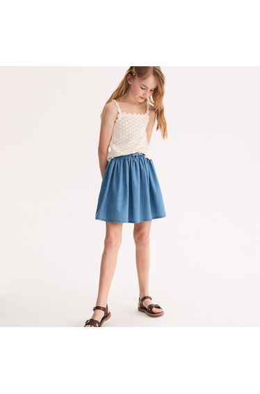 Lightweight Denim Skirt