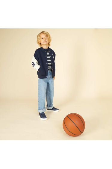 US varsity-style jacket Navy