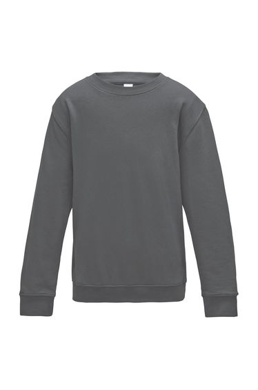 AWDis Just Hoods Childrens/Kids Sweatshirt - Storm Grey