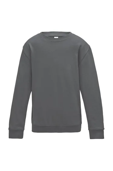 AWDis Just Hoods Childrens/Kids Sweatshirt - Storm Grey
