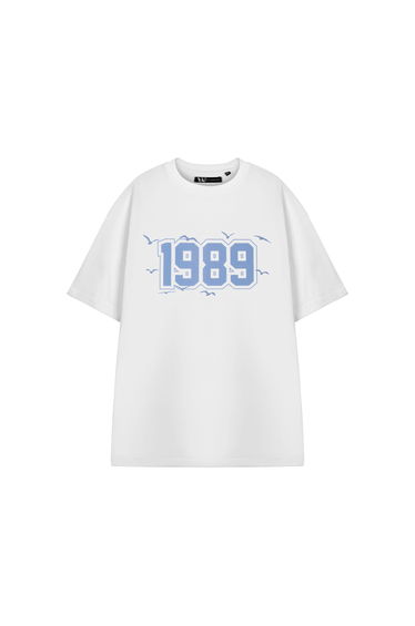 Show Me The Merch Womens/Ladies 1989 Taylor Swift Short-Sleeved T-Shirt - White