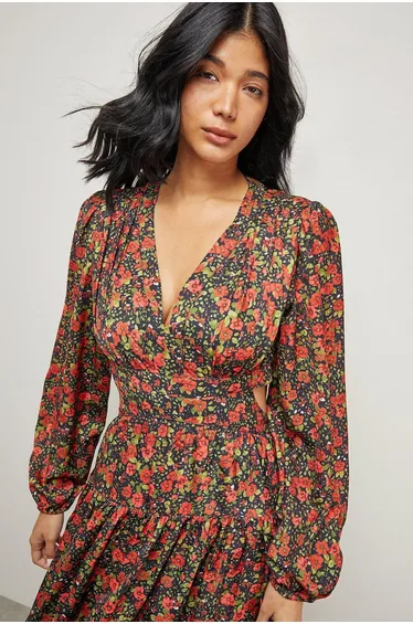 Premium Satin Open Back Maxi Dress