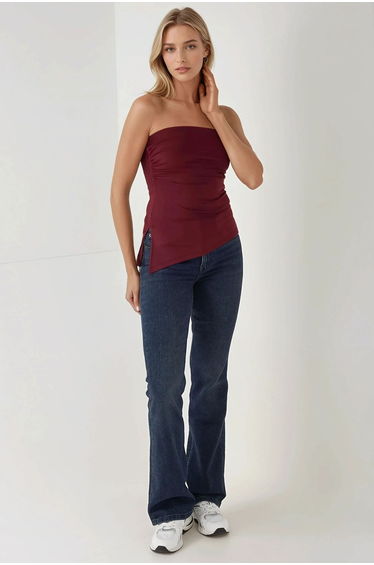 Strapless Slim Fit Knitted Top