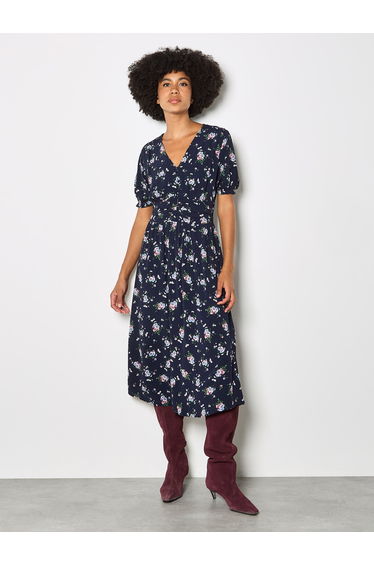 Floral Print Midi Dress